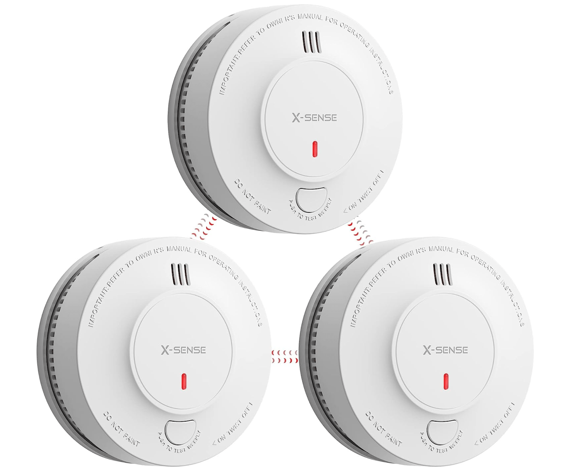 X-Sense SD19-W Drahtloser vernetzter Rauchmelder 3er Set - Maximale Sicherheit für Ihr Zuhause Mesch Shop X-Sense SD19-W Drahtloser vernetzter Rauchmelder 3er Set - Maximale Sicherheit für Ihr Zuhause Mesch Shop